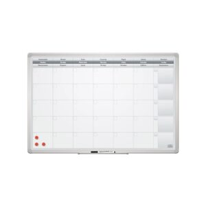 Bela magnetna tabla planer mesečni 60x90