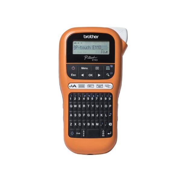 Brother P-Touch PT-E110 Štampač nalepnica kofer i adapter