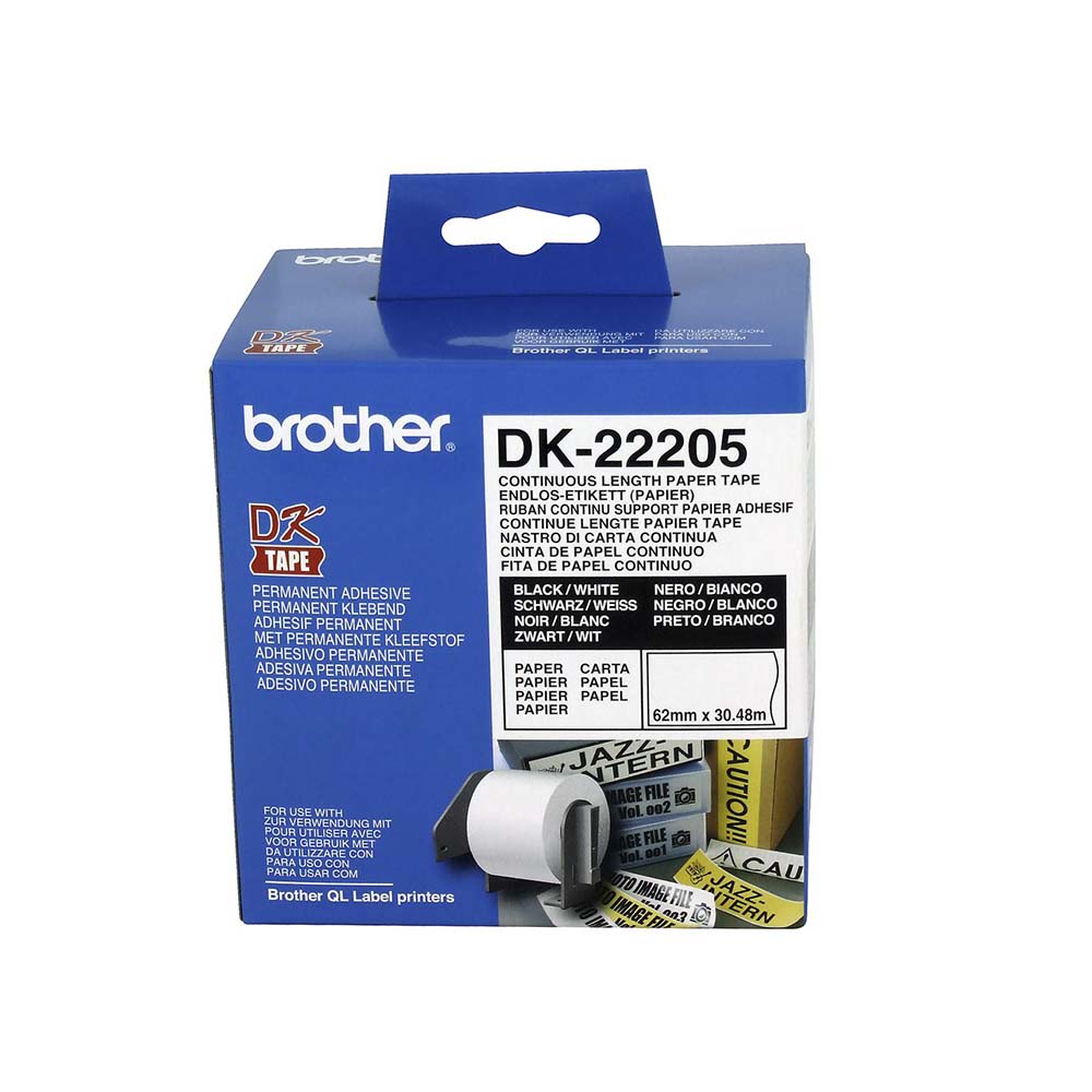 DK-22205 Kontinuirana traka 62mm x 30.48m DK-22205 Kontinuirana traka 62mm x 30.48m