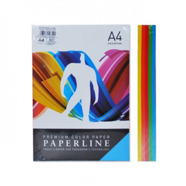 Papir za štampanje mix intenzivnih boja A4/80gr 1/250 paperline