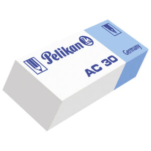 Gumica plastična AC30 Pelikan 606079 belo-plava - kancelarijski materijal