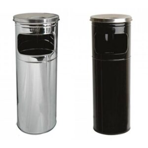 Kanta + pepeljara 20 litara crna/ inox