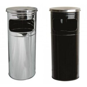 Kanta + pepeljara 27 litara crna/ inox