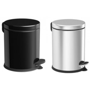 Kanta za otpatke sa pedalom 12 litara crna/inox srebrna