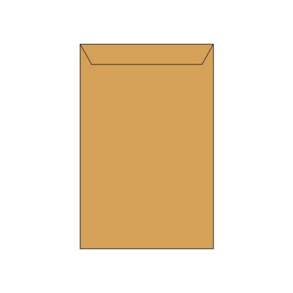 Koverta B4 25x35,3 velika braon samolepljiva