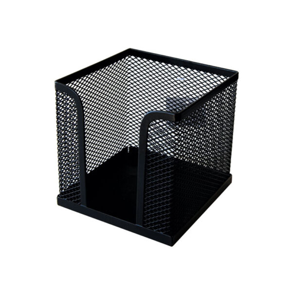 Kutija za papir žičana 9x9x8 cm crna - kancelarijski materijal