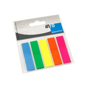 Indeksi pravougaoni 12mm x 44mm briliant /5x25kom/ Info Notes