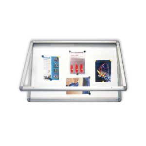 Oglasna tabla sa vratima bela magnetna 150x100cm