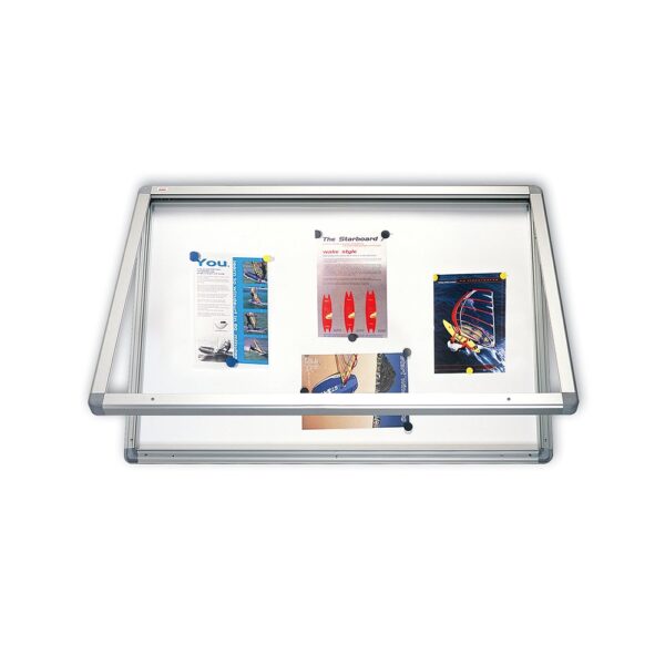Oglasna tabla sa vratima bela magnetna 150x100cm