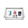 Oglasna tabla sa vratima bela magnetna 90x60cm