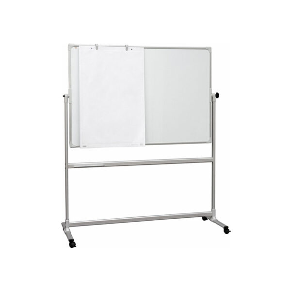 Pokretna tabla bela magnetna okretna 90x120 dvostrana