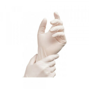 Rukavice Latex bele 1/100