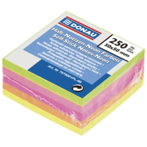 Samolepljivi blok 50x50mm Neon DONAU