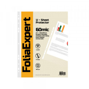 U folije za dokumenta 60mic Kristal A4++ 1/100