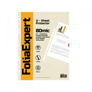 U folije za dokumenta 80mic Kristal A4+ 1/100