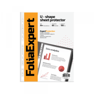 U folije za dokumenta 80mic Kristal A4+ 1/100