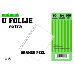 U folije za dokumenta 80mic Mat A4++ 1/100