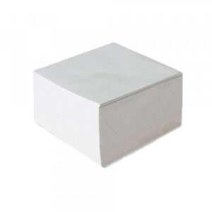 Blok kocka bela 9x9x5cm