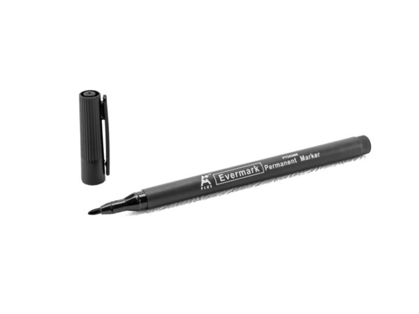 Markeri permanent Evermark 1mm crni