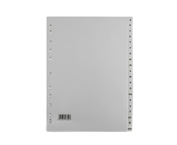 Pregradni karton indeksi PVC / A-Z