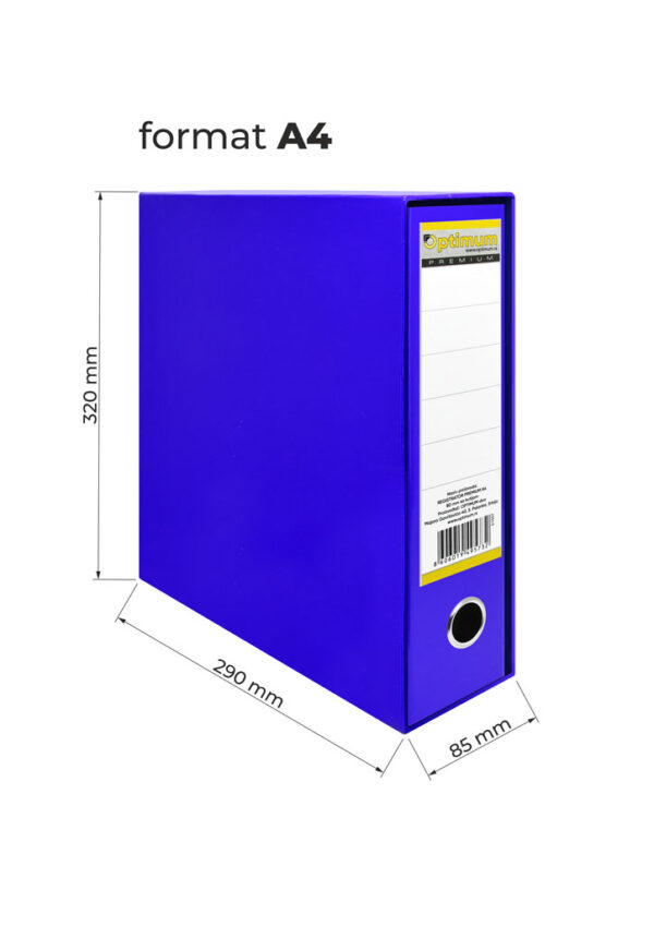 Registrator OPTIMUM PREMIUM plastificirani plavi