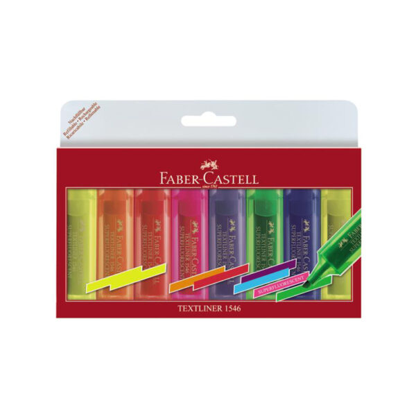 Signir Faber Castell set 1/8 neon boje