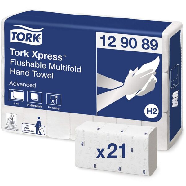 TORK H2 PREMIUM BELI SLOŽIVI Z FOLD DVOSLOJNI UBRUS 200/1, 129089