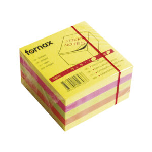 Kocka samolepljivi listići FORNAX 450 listova 75x75 NEON