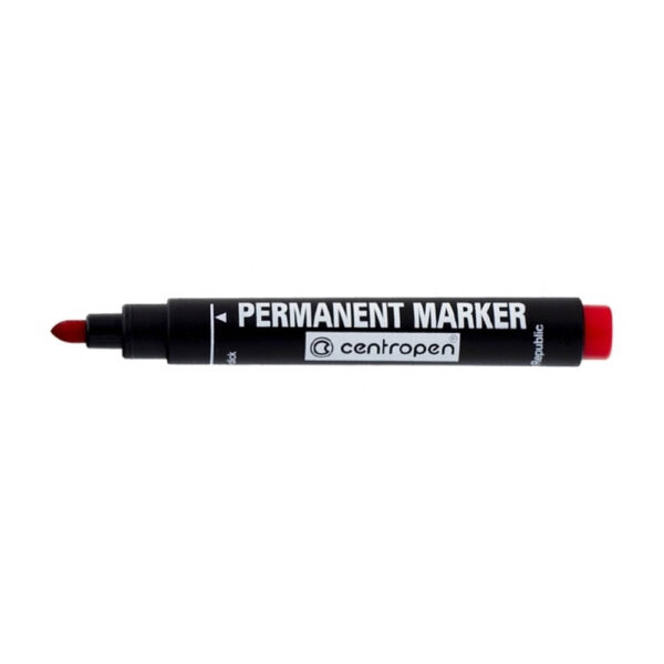 Markeri permanent Centropen obli crveni 8566